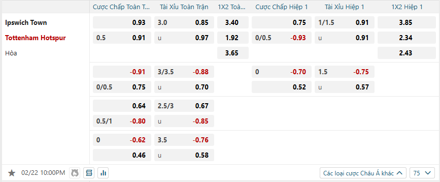 Tỷ lệ kèo Ipswich Town vs Tottenham Hotspur nhan-dinh-soi-keo-ipswich-town-vs-tottenham-hotspur-luc-22h00-ngay-22-2-2025-2