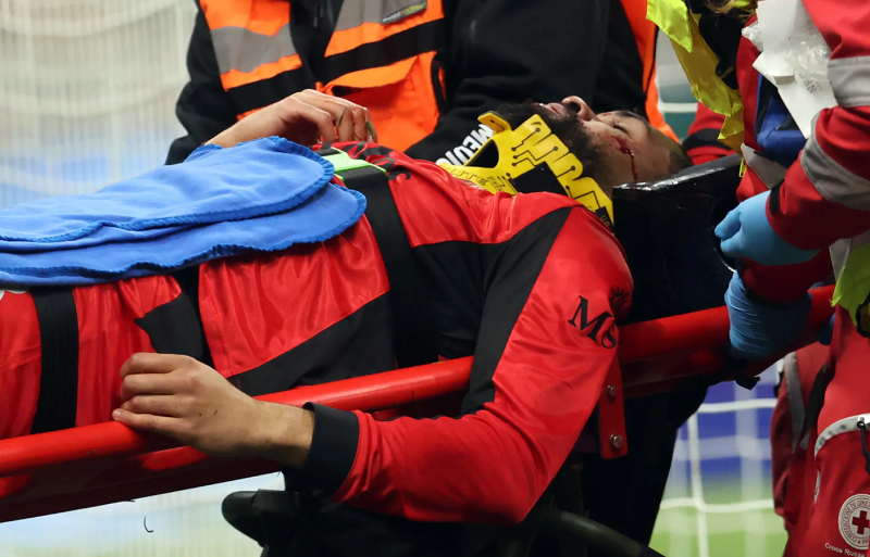 Ruben Loftus-Cheek nhập viện khẩn cấp sau va chạm kinh hoàng tại Serie A